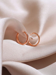 Rose Gold Hoop Earrings: A Fresh Fashion Sensation in Simple Circle Ear Jewelry