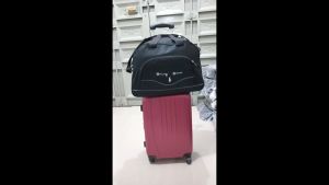 Onlywie Tas Travel Bag Koper Tas Pakaian Mudik Tas Baju Besar Bahan Polyester 20 inch 35 Liter