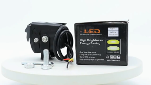 MOFOX R1 Laser Gun Motorcycle Mini Driving Light MDL 40W Dual Color Hi/Lo Beam Motorcycle LED Auxiliary Light Spotlight