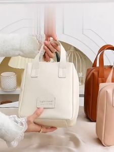 Tas Kosmetik Portable Anti air Wanita / Handbag Pouch Makeup Kapasitas Besar Tinggi Cosmetic PH T64
