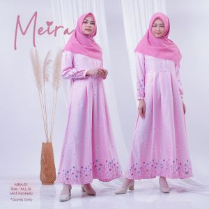 LABEBAH GAMIS WANITA OVERSIZE SIZE JUMBO LD 110 PB 140 BAHAN TORRYKELLY PREMIUM DRESS MUSLIM MURAH BUSUI & WUDHUI FRIENDLY MOTIF BUNGA WARNA PINK MEIRA SERIES BUSANA MUSLIM PEREMPUAN TERLARIS GAMIS KONDANGAN LEBARAN TERBARU BISA COD