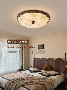 DGY | Đèn Trần Phong Cách Pháp Cổ Điển cho Phòng Ngủ Phòng Học Giường Chính