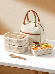 XIAOCHUSHU | Microwave Heating Lunch Box Lightweight Food-Grade Plastic