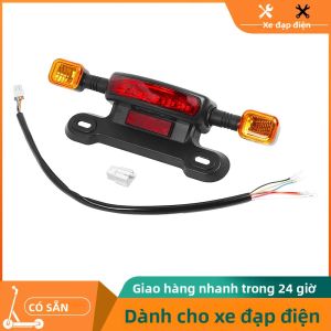 Đèn Hậu LED 3 Trong 1 Cho Xe Tay Ga Điện 48/60/12V Tích Hợp Xi Nhan Đèn Hậu Đèn Phanh Phụ Kiện Đa Năng