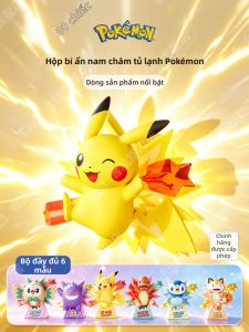 HECAN | Tấm Nam Châm Tủ Lạnh Hình Nhân Vật Pokémon 3D