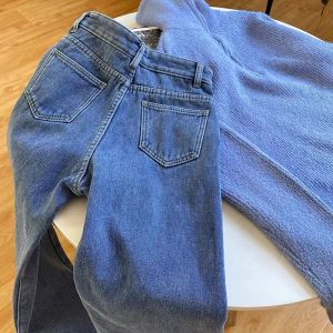 ของโปรดของลูกอ้วน ขนาดใหญ่ กางเกงยีนส์ทรงหลวมผู้ชาย กางเกงไซส์ใหญ่