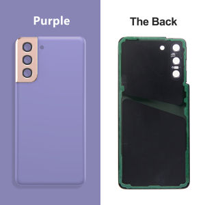 For Samsung S21 5G SM-G991B G991B/DS G991U Back Cover Battery Case Rear Housing Replacement with Camera Lens