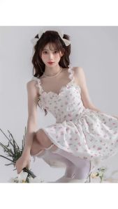 ชุดเจ้าหญิงดอกไม้หักสูงสุดอมตะมีเอวแคบและกระโปรงลูกไม้สองชั้นซึ่งสวยงามมาก