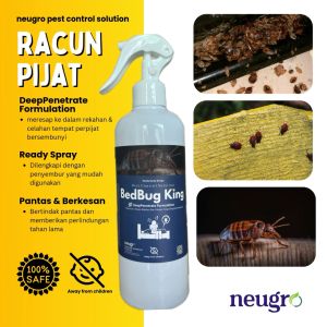 Racun Kutu Pepijat Neugro BedBug King 500ml Spray Pepijat Spray Kutu Katil Kutu Busuk Pijat Bed Bug Killer Bed Bug Spray Dust Mite Control Spray 杀床虱喷雾