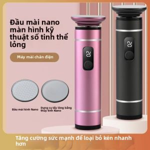 Máy Mài Điện Tử Chân 360 Độ Dụng Cụ Làm Sạch Chai Sạn Mạnh Mẽ Dụng Cụ Chăm Sóc Móng Cho Nam Và Nữ Loại Bỏ Da Cứng