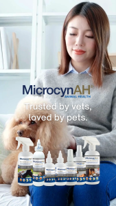 【Mi Pet Lover】MicrocynAH Wound and Skin Care for Pets in All Life Stages | Skin Spray Ear Wash Eye Wash Recovery Gel