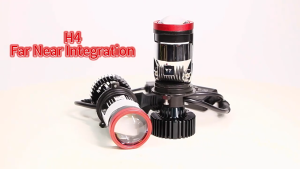 【COD-Local seller】1 Pair Super Bright LED Headlight H4 Canbus Bi LED Mini Lens Car Headlight Bulb LHD Projector Lens Dual Beam Lense Lights CSP Chips 180000LM 6000K White 12V 24V