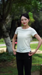 Nylon Sportswear Basic Tee Tshirt Baju Olah Raga Dry Fit Gym Lari Running