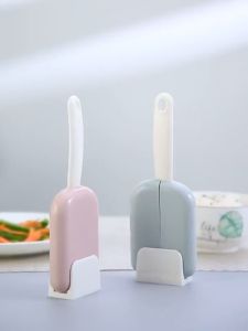 CENTONG NASI BUKA TUTUP DENGAN PENUTUP COVER Otomatis Tempat Sendok Nasi Plastik Rice Spoon Holder