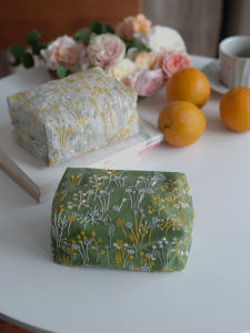 Simple Modern Cotton Linen Handmade Embroidery Tissue Box Cover Bag Home Living Room Decorative Storage Organizer