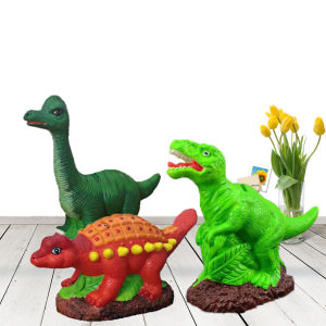 Painted Plaster Doll Coloring White Body Graffiti Painting Handmade DIY Coin Bank Coloring Ceramic Vinyl Dinosaur