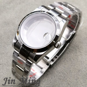 High Quality 36mm/40mm S Crown NH35 Watch Case Strap with Sapphire Glass Parts Compatible With NH34 NH35 Nh36 NH38 ETA2824 PT500