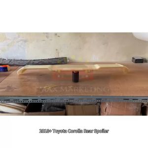 TOYOTA HATCHBACK COROLLA 2018+ REAR TRUNK ROOF SPOILER ABS SKIRT LIP BODYKIT