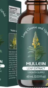 Mullein Leaf Extract Drops 60ML FDA Approved Natural Herbal Lung Detox & Breathing Helper Made in USA Healthcare Supplement Fitness Dietary Organic Ganoderma Lingzhi Supplement Edible moringa powder