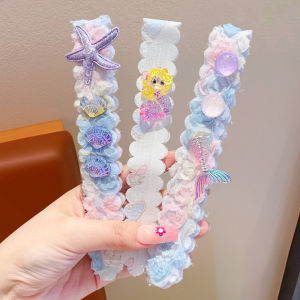 DUBAO | Mermaid Theme Sweetness Enhancing Hair Band Magic Tape Fastening
