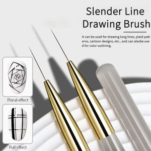 1/2PCS Nail Art Liner Brush Ultra Thin French Stripe Nail Line Brush Slender Long Line Drawing Tool for DIY Home Salon Supplies