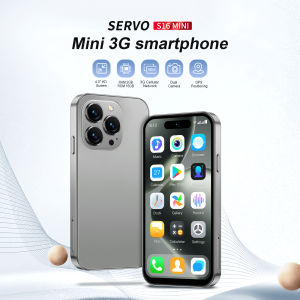 2025 SERVO S16 MINI 3G Tiny Smartphone Android 10 16GB ROM Face Unlock Play Store WiFi 4.0" Small Cellular Phone 2 SIM Standby