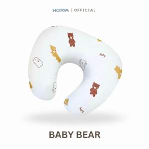 หมอนรองให้นม หมอนรองครรภ์ หมอนป้อนนม HOPPA รุ่น Muslin ผ้า cotton 100% ถอดซักได้