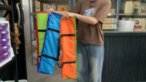 กระเป่าใส่ของ กระเป๋าใส่เต็นท์ กระเป๋าเก็บเต็นท์ กระเป๋าอเนกประสงค์ กระเป๋าเก็บเสากล้อง คละสี ขนาด 18x70 cm. (เลือกสีไม่ได้ค่ะ)