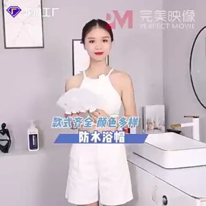 Quality Waterproof Shower Cap: Bath Hair Cover & Elastic Bath Hat