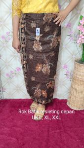 Rok Batik Resleting Depan