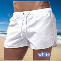2025 New Summer Men's Swimwear Shorts Brand Beachwear Sexy Swim Trunks Men Swimsuit Low Waist Breathable Beach Wear Surf. 