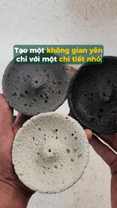 Đế Hứng Nhang Thảo Mộc Bằng Đá Phong Cách Wabi Sabi Trang Trí Nhà Bàn Thờ Thiền