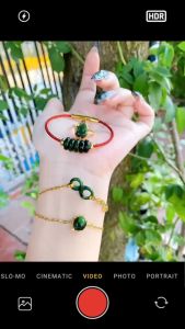 lắc tay nữ vàng tây mix charm hồ ly đá cẩm thạch tự nhiên vip dáng baby vòng tay đá phong thủy trang sức thiết kế đủ hóa đơn thẻ bảo hành