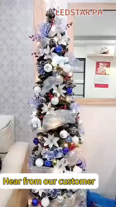 Artificial Snow tree Christmas Tree Includes Stand 3ft 4ft 5ft 6ft 7ft 8ft