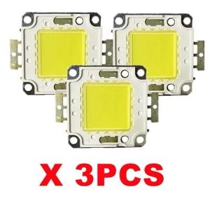 Bộ 5 Đèn LED Hạt 10W-100W DC12V-36V Ma Trận COB Tích Hợp Chip SMD Cho DIY Pha Đèn Pha Bóng Đèn Độ Sáng Cao 120 ° Góc Chiếu Sáng