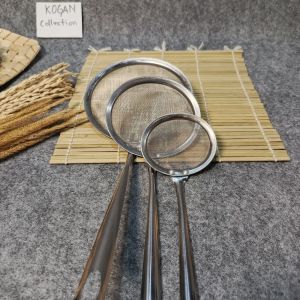 SARINGAN MINYAK HALUS SARINGAN L EMAK MASAKAN FJX-8 10 13 CM STENLESS STEEL TEBAL KITCHENWARE  Stainless