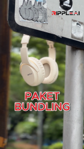 Ripple Bundle Wireless RHB A006 Headphone + TWS Motion Earphone