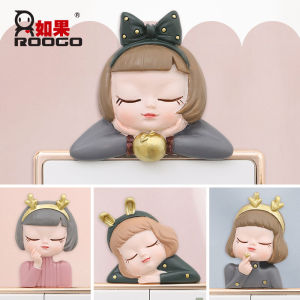 Creative Cartoon Ins Style Switch Stickers Wall Decorations Cute Room Decor Home Wall Decals Luxury Person Pattern