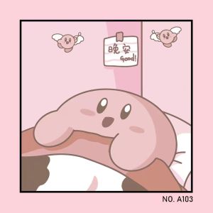 Kirby Digital Oil Painting DIY Pile Style Le Kids Cartoon Cute Small Hand Painted Filling Oil Painting