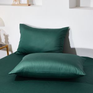 Túi Đựng Gối Bằng Cotton Nguyên Chất Dài Thấm Hút Bằng Vải Satin Pha Trộn Cotton Nguyên Chất Đơn Giản Thoáng Khí Có Thể Giặt Được