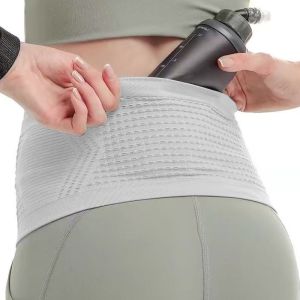 Men Women Running Waist Bag Invisible Elastic Running Belt Hydration Waist Pack Phone Waist Belt Bag For Gym Fitness Marathon