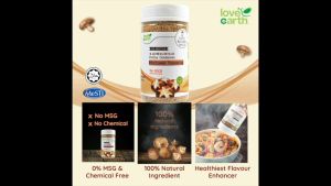 Love Earth Mushroom Seasoning 150g 乐儿蘑菇调味粉 Substituted for MSG Chicken Essence Halal & 100% Natural