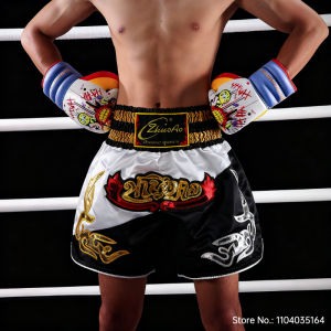 Muay Thai Fight Shorts MMA Shorts Clothing Training Fighting Grappling Martial Arts Kickboxing Shorts Kickboxing Boxing Pants