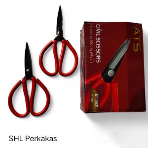 GUNTING KODOK ATS 8" GUNTING KAIN GUNTING SENG UKURAN BESAR BAHAN TEBAL DAN TAJAM
