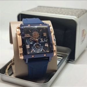 Jam Tangan Leopard 8826MC Tali Karet Analog Tanggal Chronograph Aktif Sport Pria Original