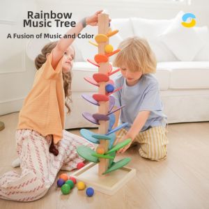 Spring buds | Musical Enlightenment Educational Wooden Building Blocks