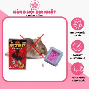 Viên Diệt Chuột Hiệu Quả Dethmor hộp 4 vỉ Nhật Bản