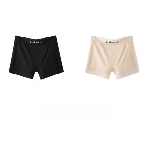 MiiOW | Quần an toàn Ice Silk không viền cho nữ mùa hè chống ánh nắng không cuộn quần lót bốn góc quần lót cotton nguyên chất kháng khuẩn