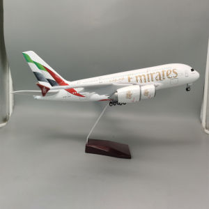 Mô Hình Máy Bay Đúc Kim Loại 47cm A380 Tỷ Lệ 1/160 Hãng Hàng Không Emirates Đồ Chơi Có Đèn & Bánh Xe Chất Liệu Nhựa Resin Đồ Sưu Tầm Dành Cho Độ Tuổi 14+