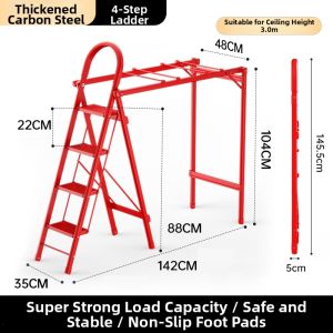 Multifunctional Folding Ladder Aluminum
